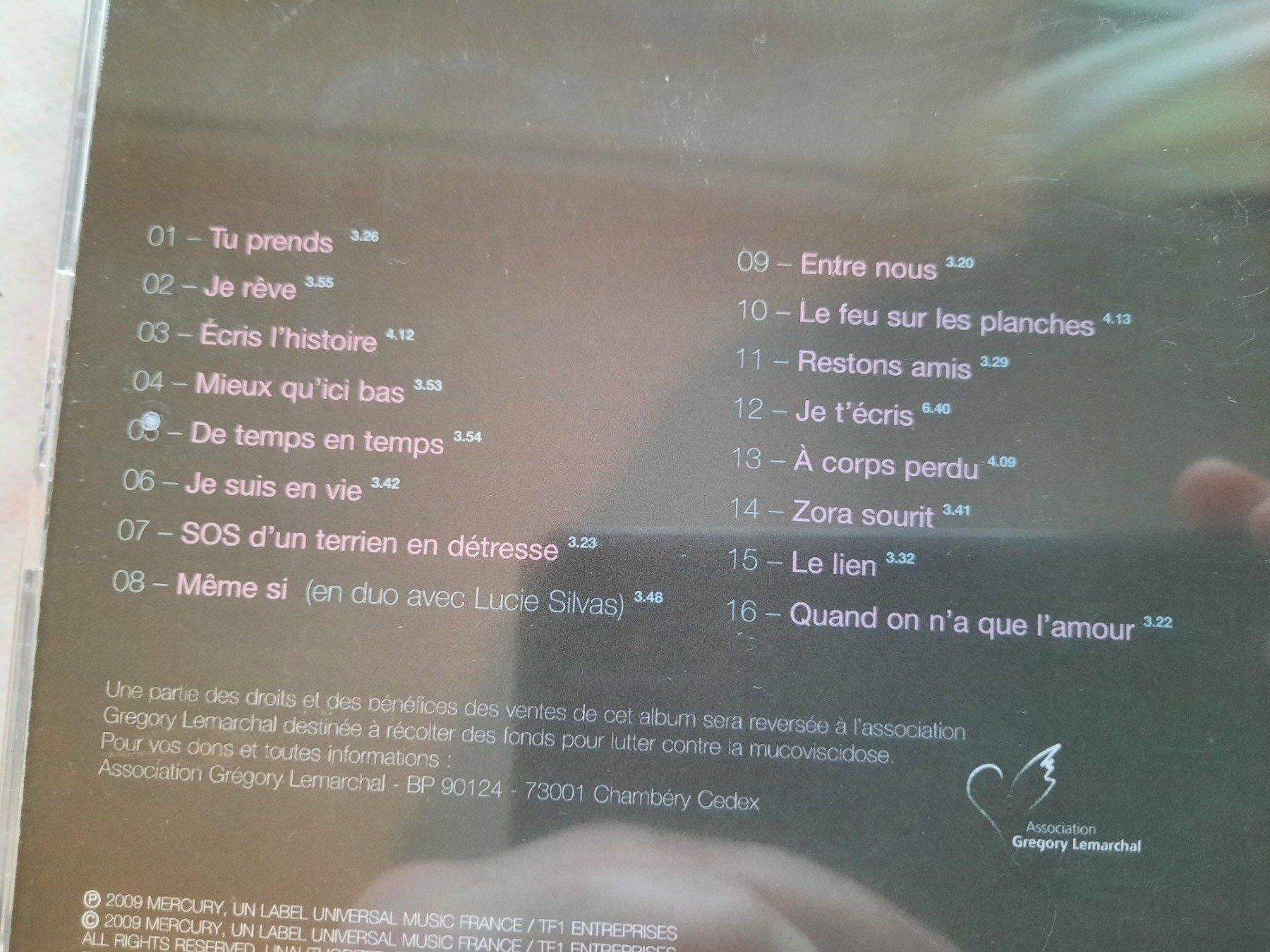 CD: CD Gregory Lemarchal - Rêves – Usato da Pully venduto da bro_n52j 5