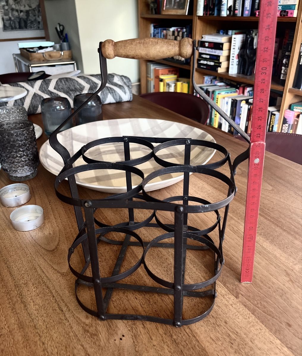 Altro per la casa: Flaschenhalter Flaschenkorb Weinregal Picknick – Usato da Zollikon venduto da Budulinek123 1