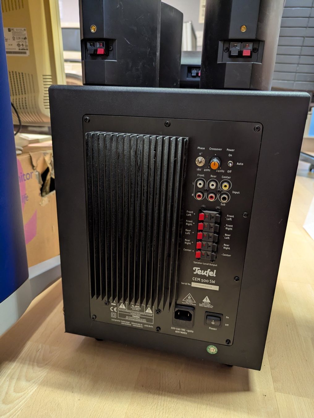 Teufel Heimkino: Teufel Concept E Magnum Power Edition 5.1 schwarz – Gebraucht aus Schaffhausen von mikerofone 5