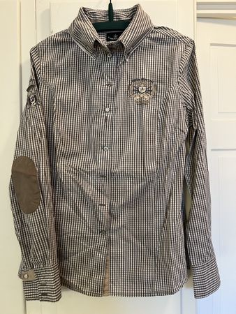 Karierte Bluse Langarm Gr. 38/40, top Zustand Herbst