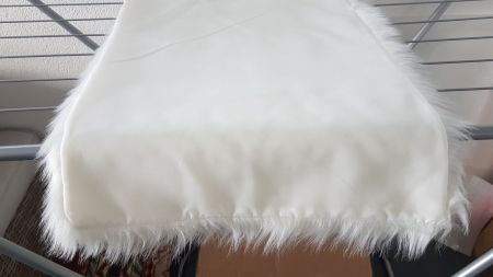 Schal Liegestuhleinlage Kinderwageneinlage Fellimitat