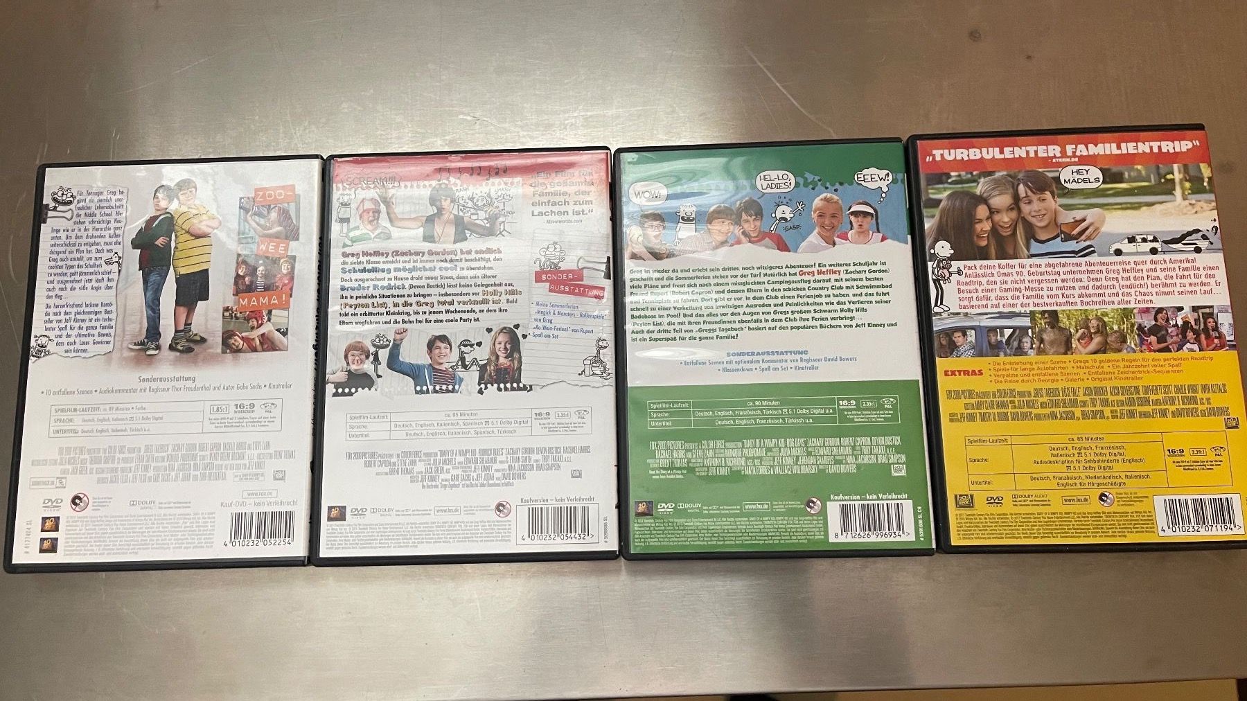 Tutti i DVDs: DVD Gregs Tagebuch Teil 1bis 4 – Usato da zeihen venduto da Racer-71 1
