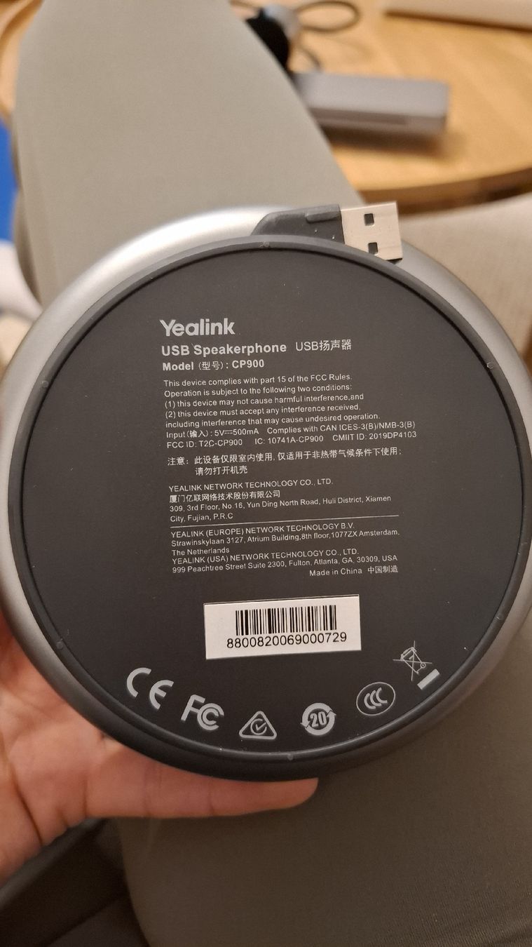 Casse acustiche: Yealink Teams Speakerphone CP900 – Usato da Bern venduto da barzue 1