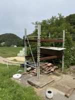 Selbstgebautes Palletenregal