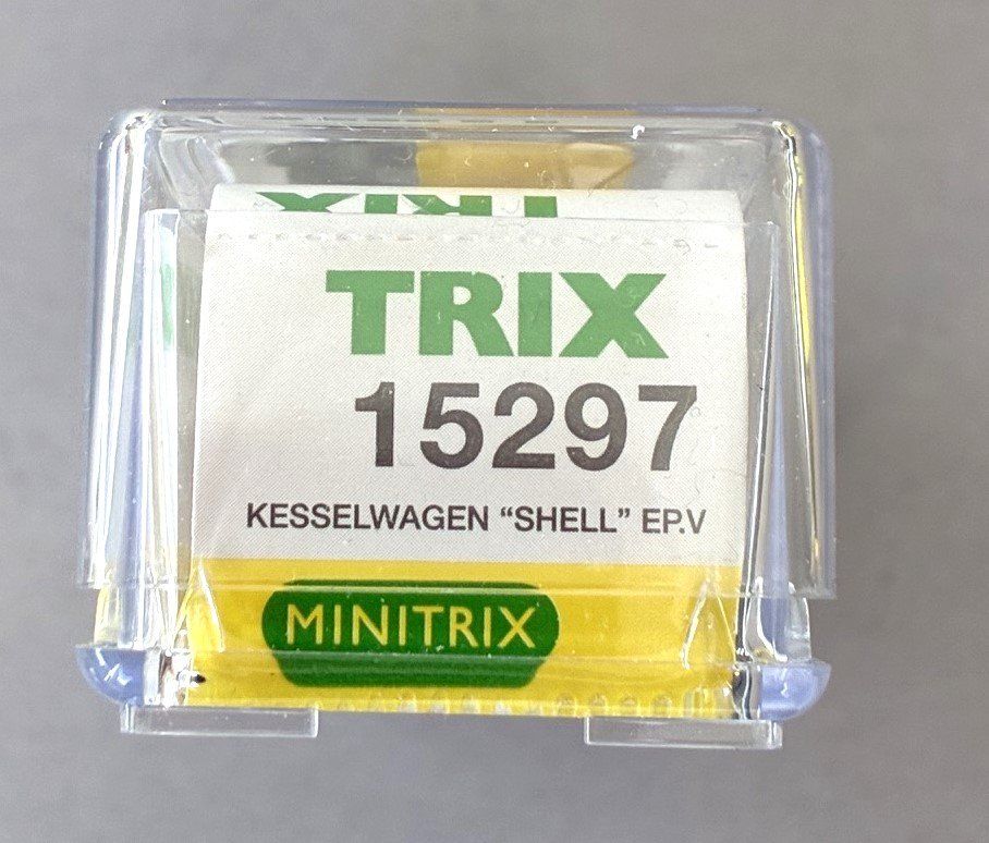 Trix Modellini di ferrovie: Minitrix 15297 SBB Tankwagen Shell Chrom – Nuovo e nell'imballaggio originale da Derendingen venduto da FischertraiNs 2