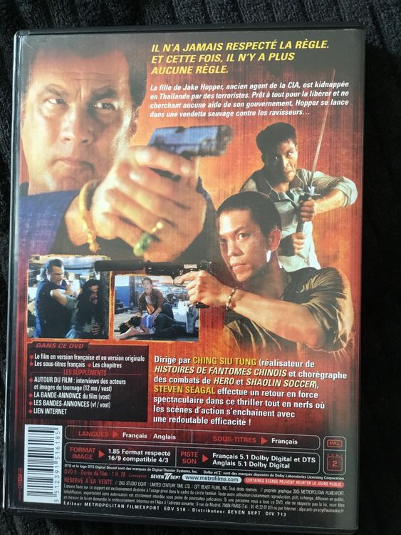 DVD Film — Steven Seagal — Un aller pour l’enfer Kaufen auf Ricardo
