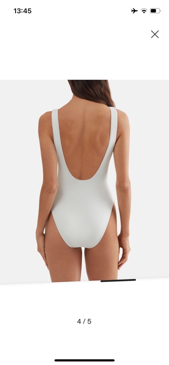 Ralph Lauren Costumi da bagno & Bikini: Badeanzug Ralph Lauren weiss M – Nuovo (secondo la descrizione) da Herrliberg venduto da spunggi 2
