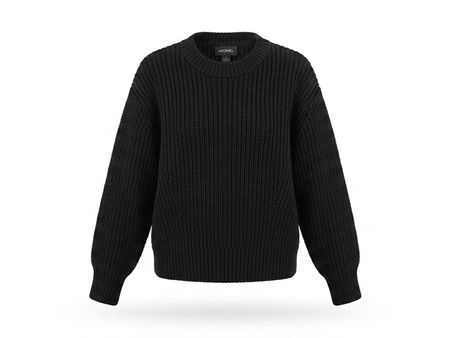 Monki Grobstrick Pullover schwarz Grösse S gebraucht