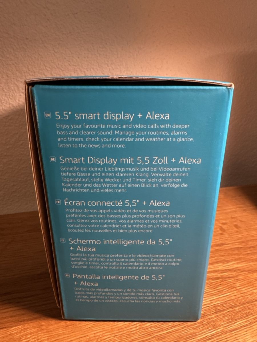 Amazon Audio- & Mediensysteme: ++Neu+++ Amazon Echo Show 5 3rd Generation new in box – Neu und originalverpackt aus Zürich von pri_w8jb 2