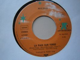 Vinyl-Single Nicole - La Paix Sur Terre