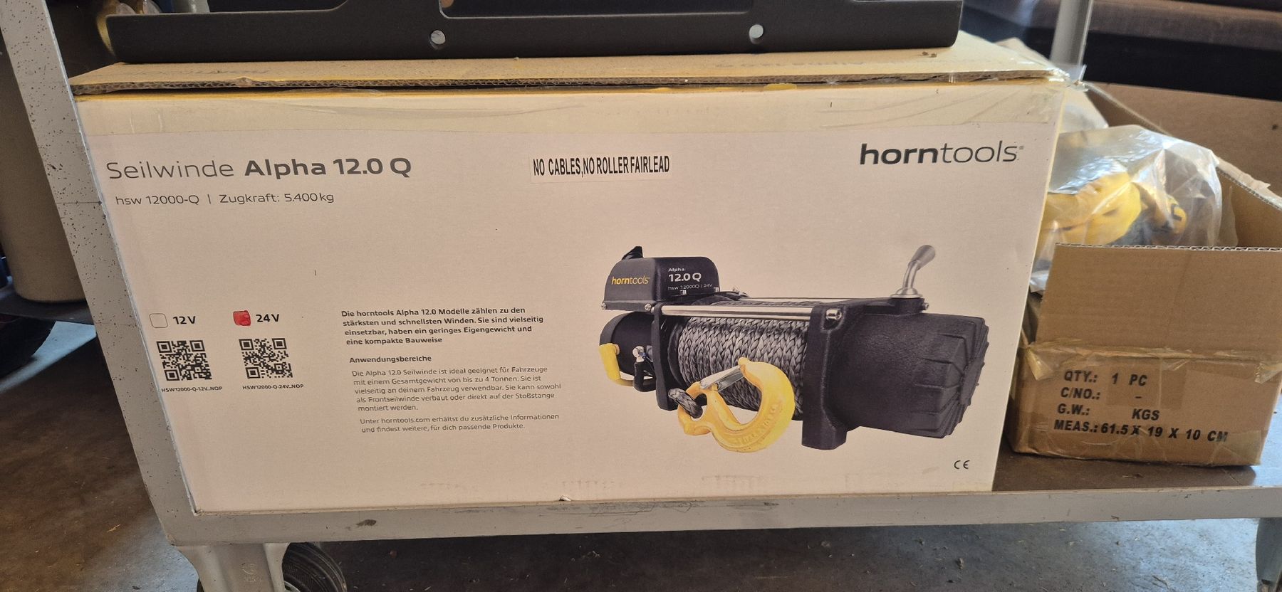 Altro per stoccaggio & trasporto: Seilwinde hornTools Alpha 12.0 Q 5400kg neu – Nuovo (secondo la descrizione) da Triengen venduto da leon133