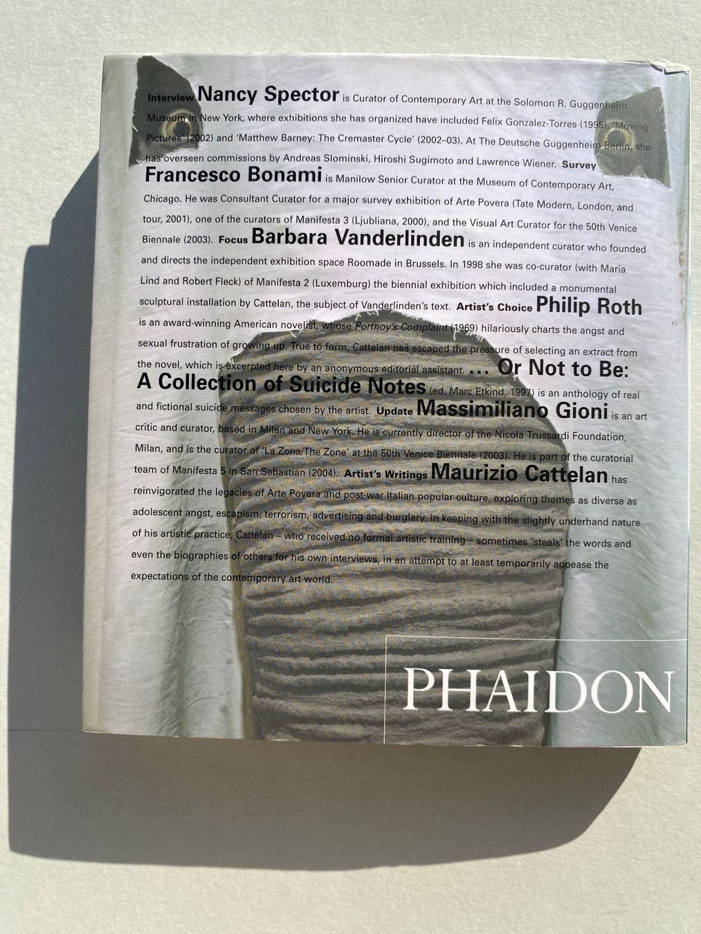 Libri: Maurizio Cattelan Phaidon Kunstbuch – Usato da Zürich venduto da lesgarcons 4