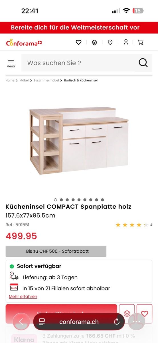Cuisines complètes: Kücheninsel – Neuf (Voir description) à Rechthalten par Cardinal6 1