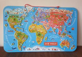 Puzzle Weltkarte von Janod