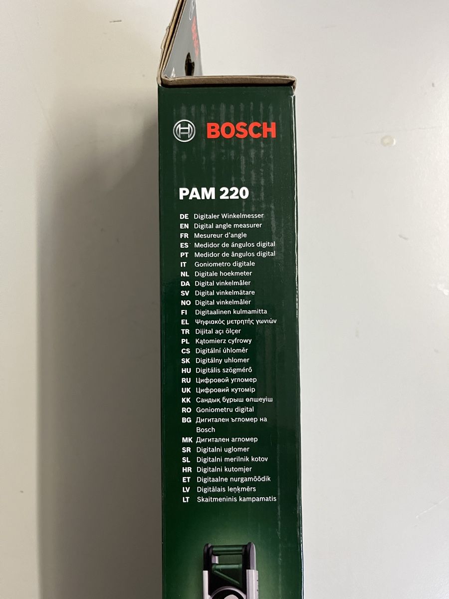 Bosch Misurare: Bosch Winkelmessgerät PAM 220 Neu – Nuovo e nell'imballaggio originale da Adliswil venduto da dsan-art 3