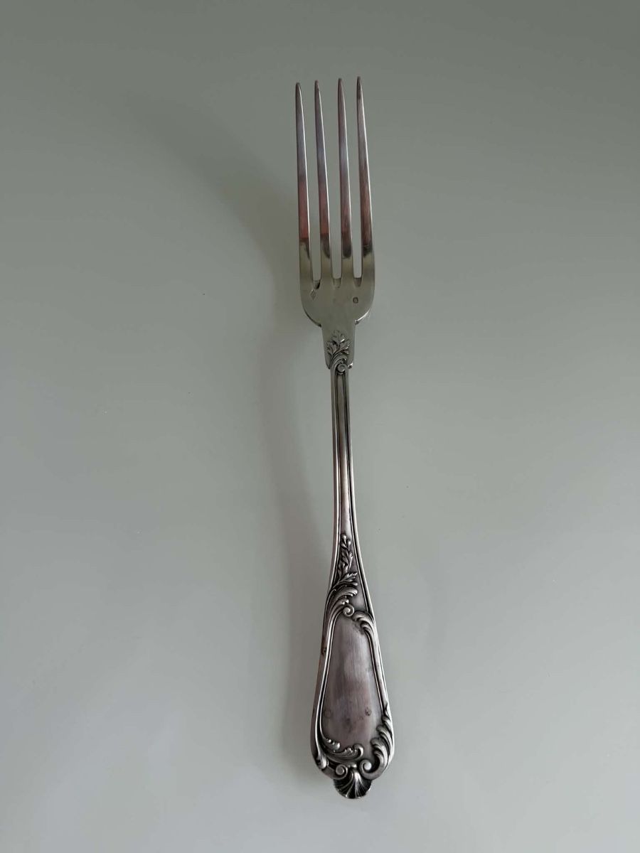 Forchette: Fourchette argent 950 Minerve style Rococo 78 g – Usato da Cressier FR venduto da Serge30