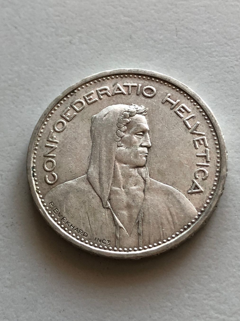 Tutti le monete: 5 Fr. 1933 – Usato da Schötz venduto da Odpa 1