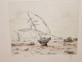 Bernard LOUEDIN (1938) grande gravure
