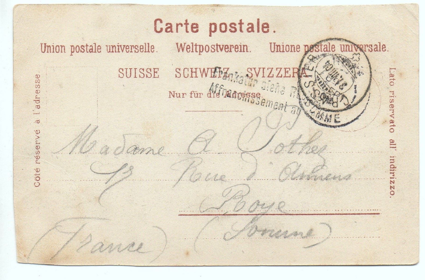 Cartes postales: NYON et le Mont-Blanc – D'occasion à Jona par philajona 1
