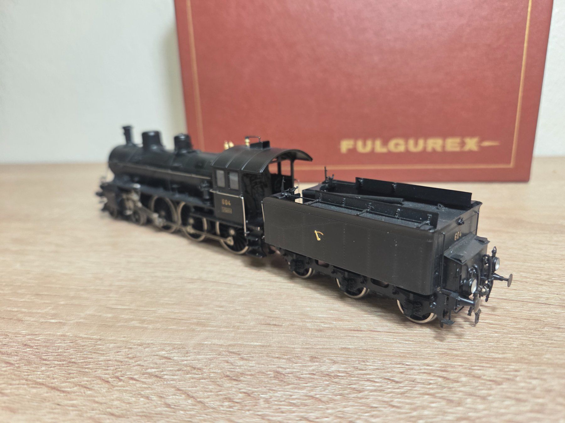 Fulgurex Modellini di ferrovie: Fulgurex Dampflok  A3/5 604 SBB H0 – Usato da St-Aubin-Sauges venduto da Lo_Go 4