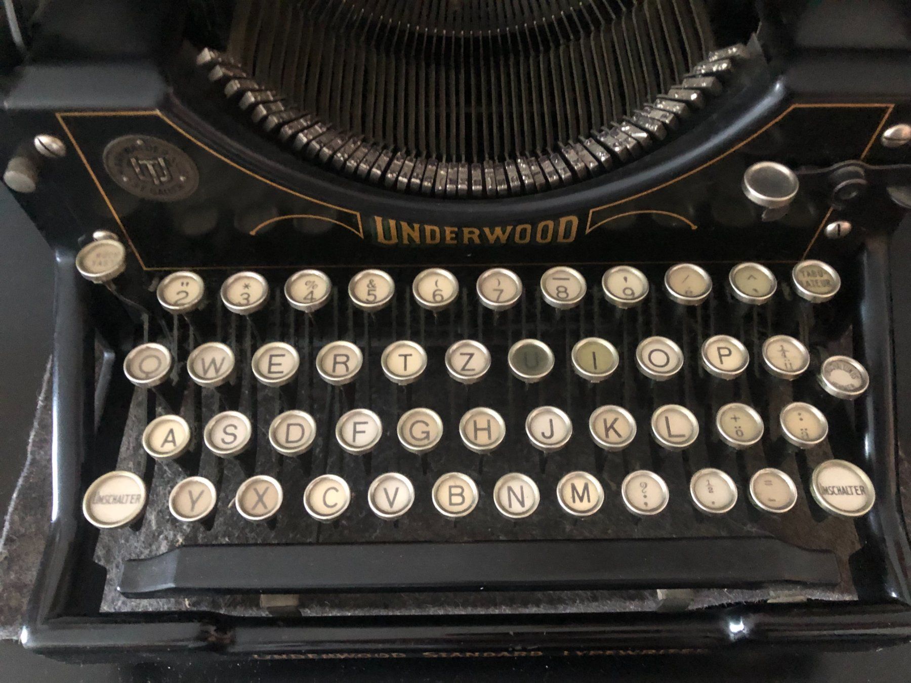 Underwood Schreibmaschinen: Antike Schreibmaschine UNDERWOOD – Gebraucht aus Bazenheid von Aebi55 1