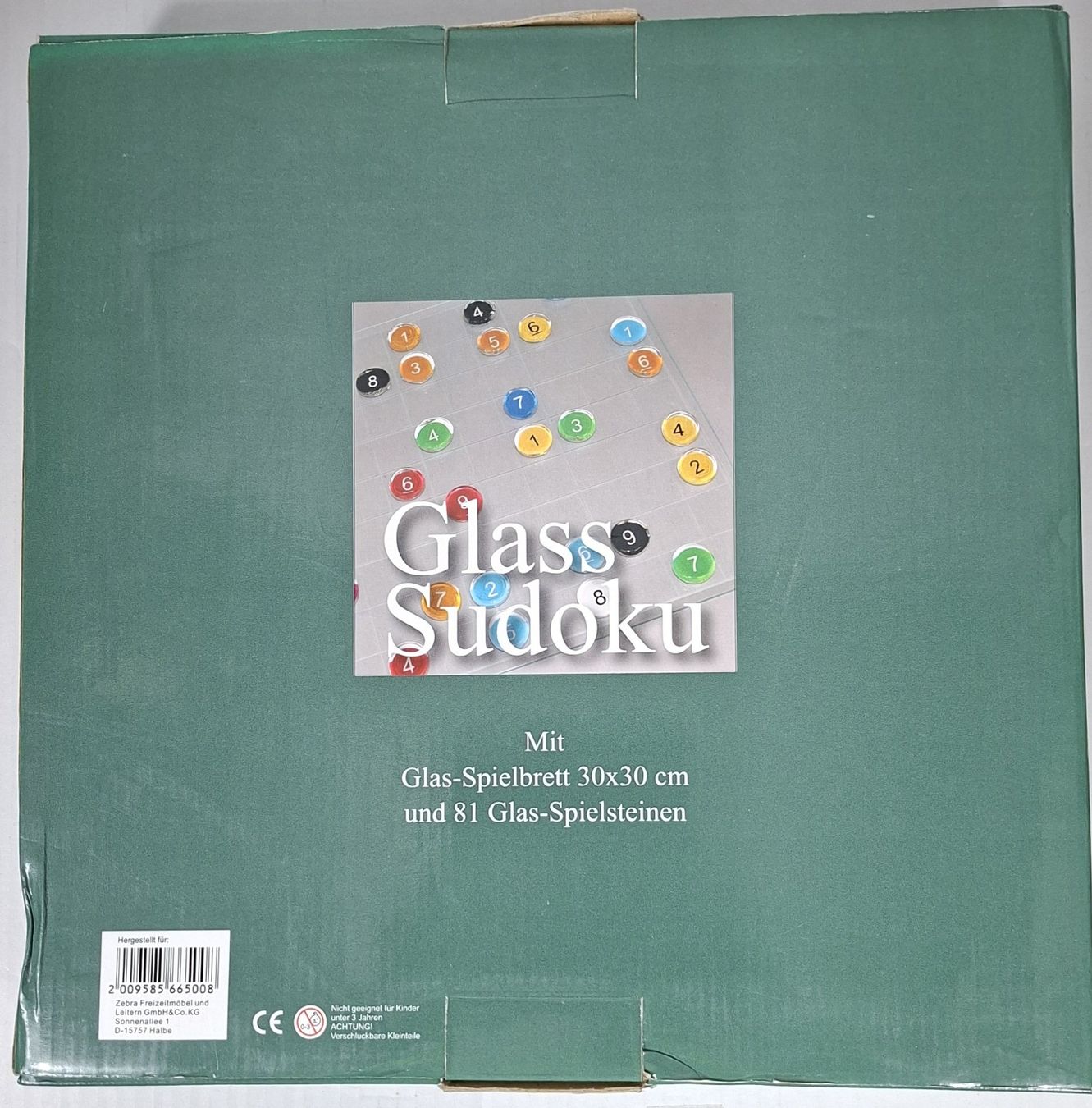 Giochi: GLASS SUDOKU Mit Bunten Glassteinen – Usato da Seuzach venduto da VT-Collections2 1