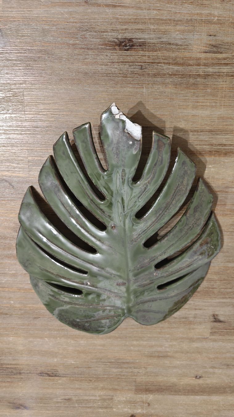 Tutte le decorazioni: Handgemachte Keramik Deko Monstera – Nuovo (secondo la descrizione) da Zürich venduto da Reesara 2