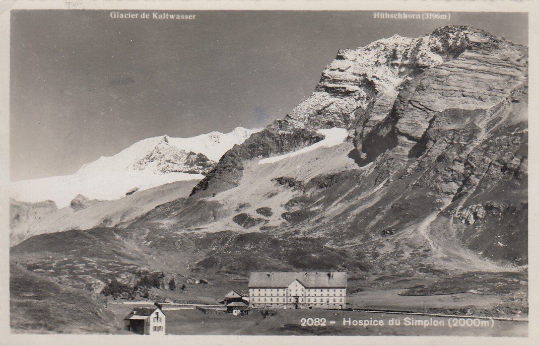 Cartoline postali: Simplon - Hospiz,  -Kulm & -Strasse  VS -  5  diverse Karten – Usato da Brig venduto da Valcards54 3