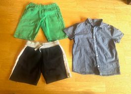 Shorts & Hemd von H&M u. C&A Gr. 104
