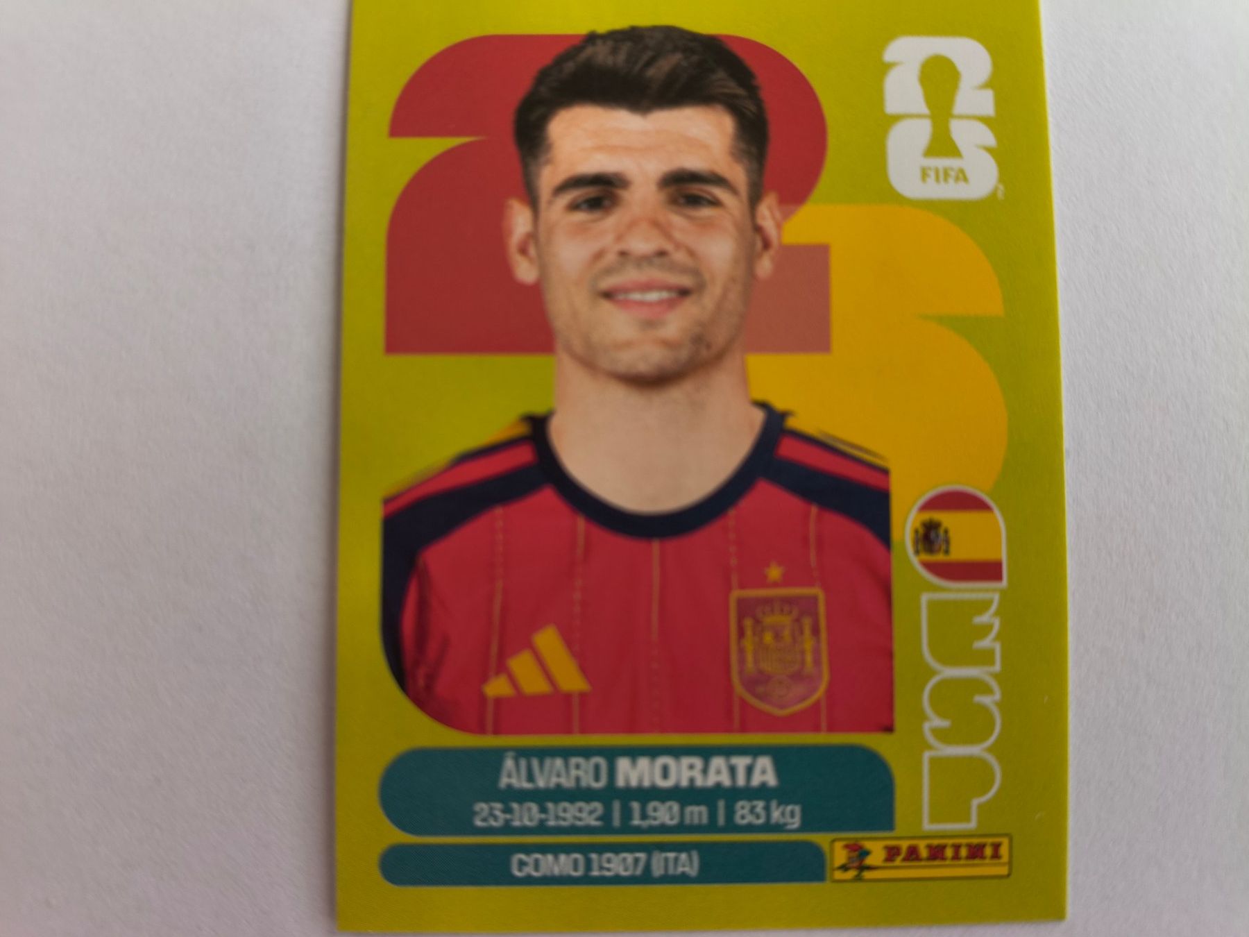 Panini Carte collezionabili: W   Cup 2026 Espagne N° 19 Morata – Nuovo (secondo la descrizione) da Fontainemelon venduto da cathare67