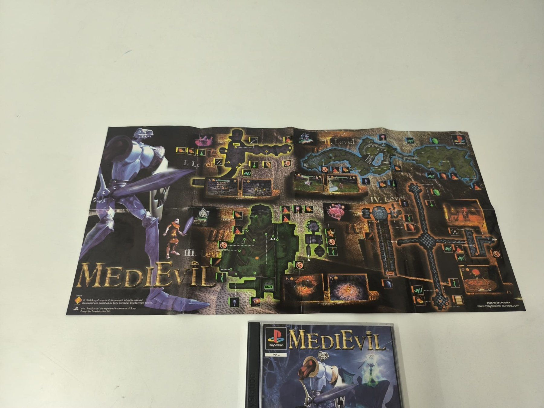 Jeux: MediEvil CIB/Map + Metal Gear Solid avec Silent Hill CIB – D'occasion à Conthey par costafrederico 6