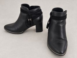 schwarze Damen-Stiefeletten Gr. 39