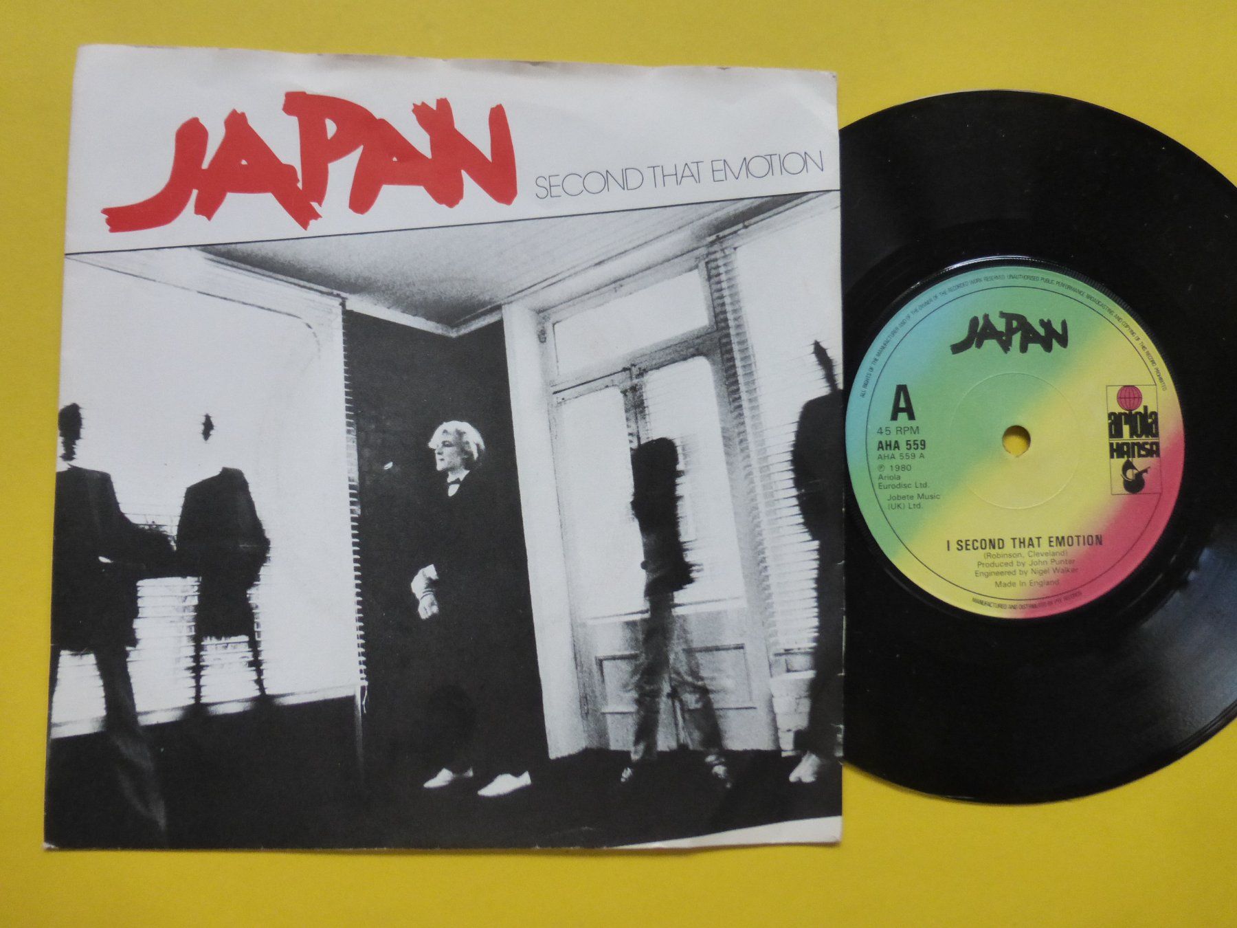 Dischi in vinile: Japan – Second That Emotion – Usato da Zürich venduto da Swiss57