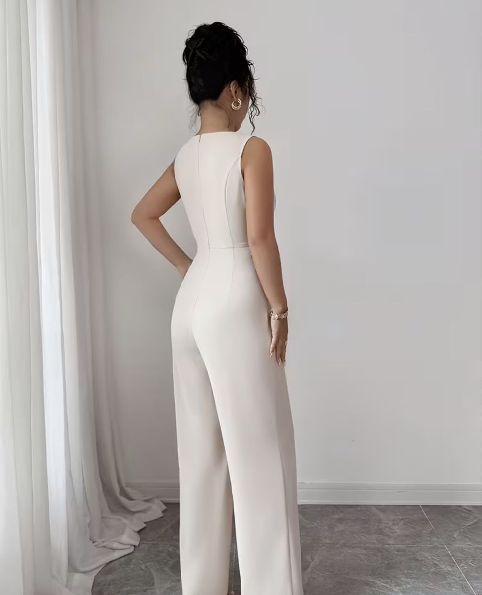 Jumpsuits: Damen Overall Cremeweiss Grösse M neuwertig – Neuf (Voir description) à Ipsach par sab_cp6h 1