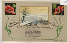 Herzlichen Segenswunsch zum Neuen Jahre - Litho 1.1.1911