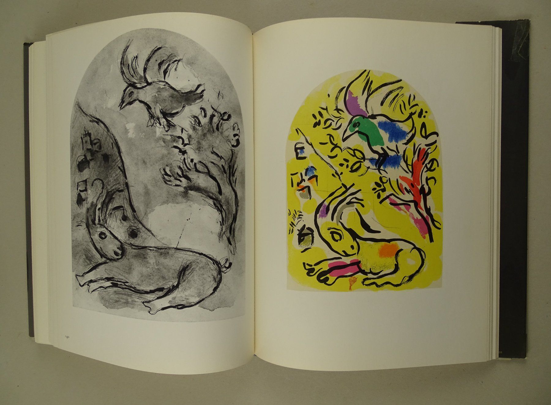 Bücher: MARC CHAGALL: GLASMALEREIEN FÜR JERUSALEM, 2 LITHOS – Gebraucht aus Grüningen von Kartensammler 7