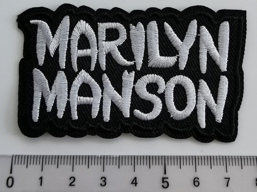 Toppe: Marilyn Manson - Aufnäher (neu) – Nuovo e nell'imballaggio originale da Wilen b. Wollerau venduto da morethanmusic