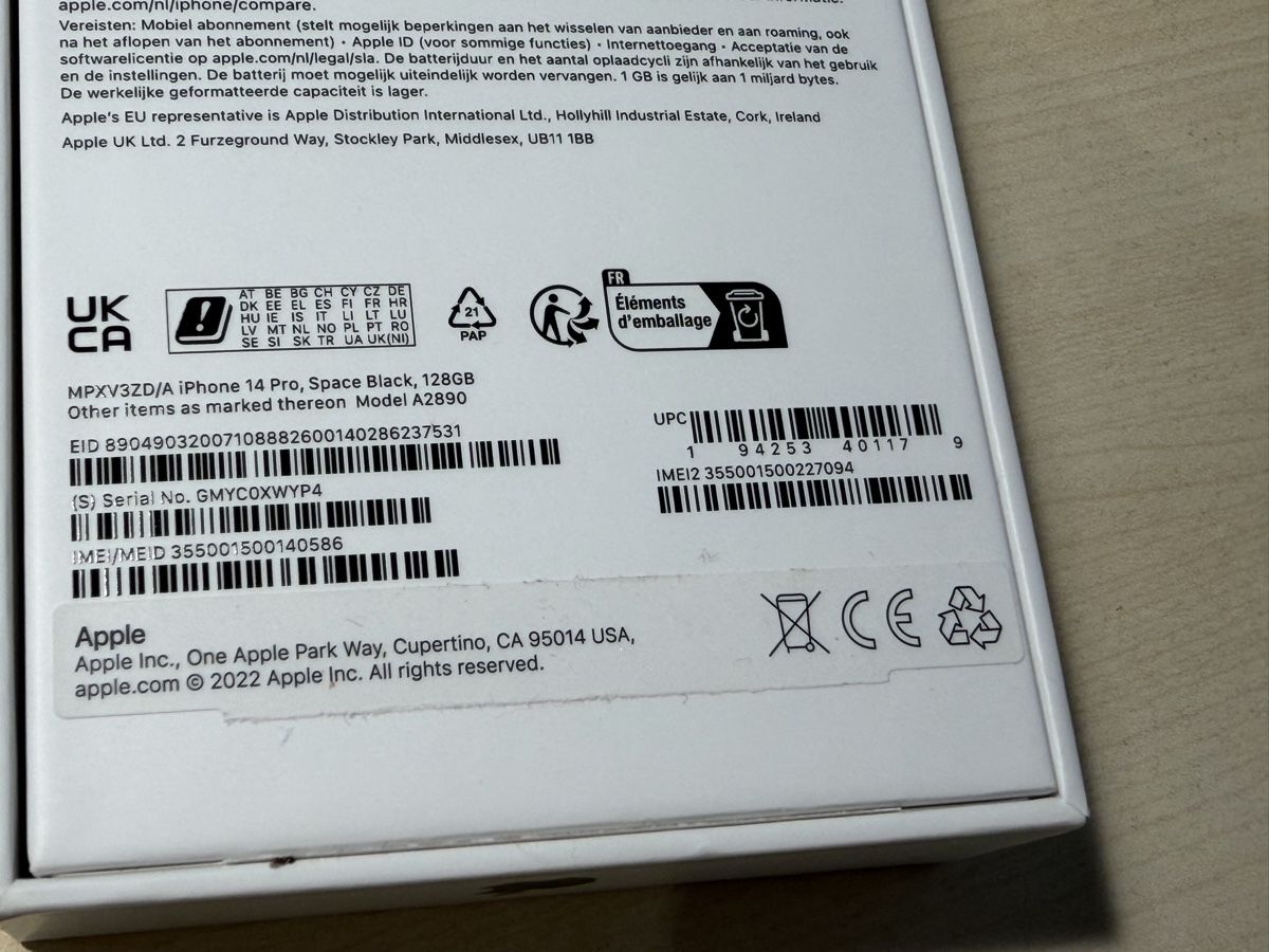 Apple Portables: iPhone 14 PRO 128GB Space Black – D'occasion à Schöftland par obicall 6