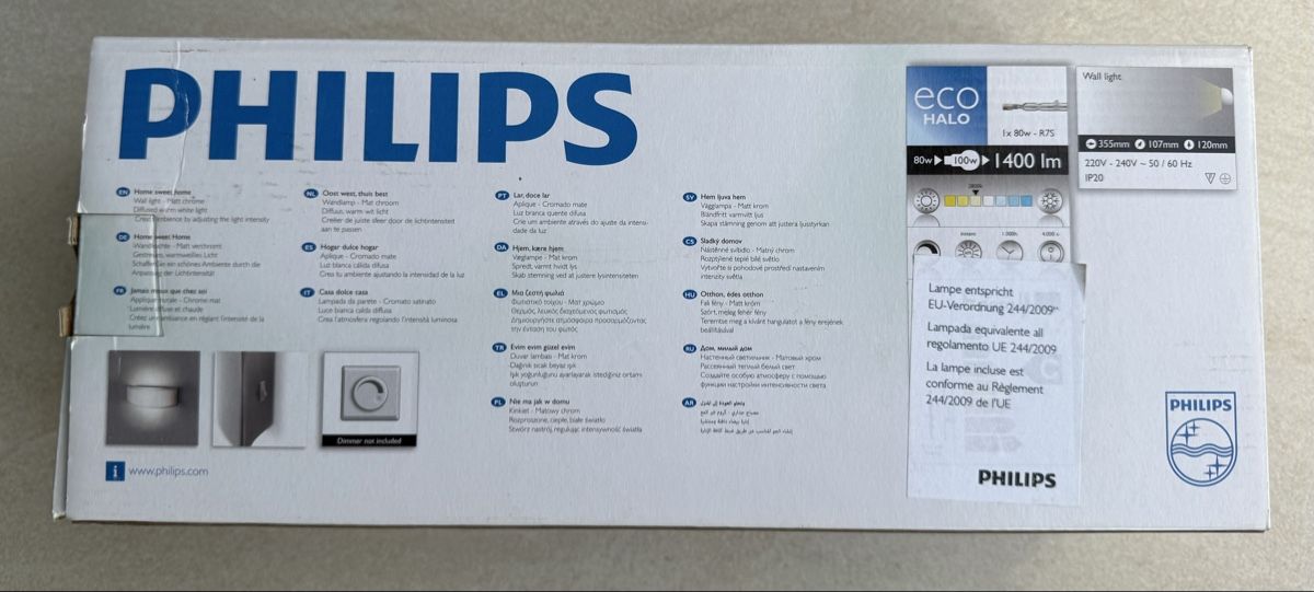 Philips Lampade: PHILIPS Wandlampe – Nuovo e nell'imballaggio originale da Müllheim Dorf venduto da Midata 1