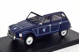 Citroën Dyane "CABAN 1977 dunkelblau / weiss / Decor"   1:24