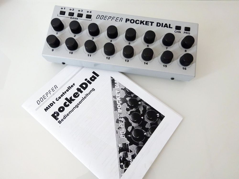 Doepfer Pocket Dial: MIDI Controller with 16 Rotary Encoders