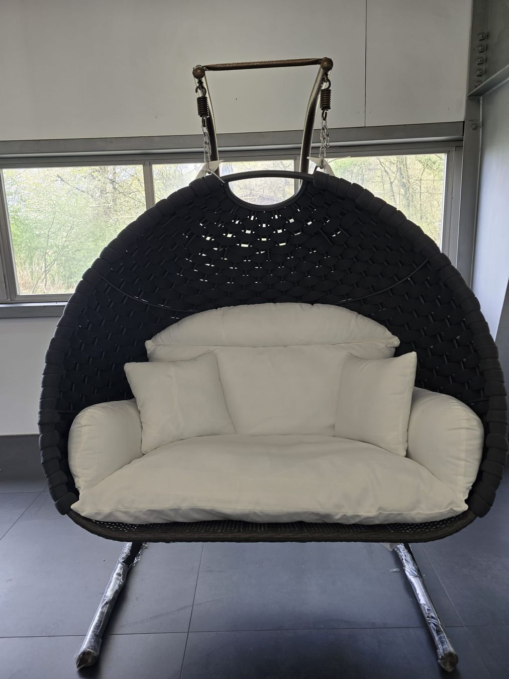 Poltrone pensili da giardino: XL-Hängessel – Nuovo (secondo la descrizione) da Bünzen venduto da nad_8552