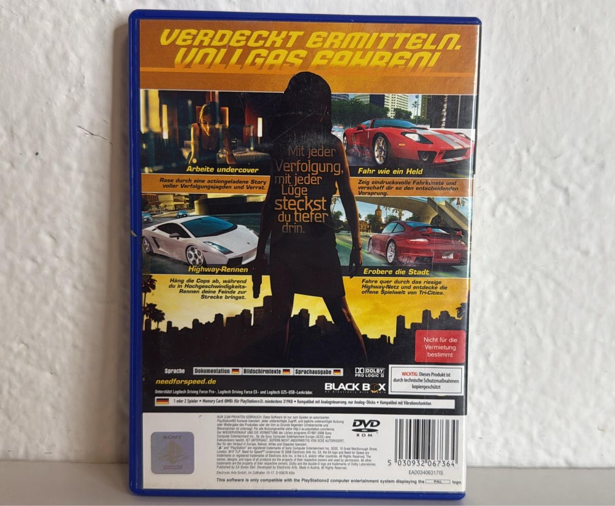 Sony Giochi: Need for Speed Undercover PS2 Game - Great Summer Fun! – Usato da Ehrendingen venduto da bubulence 1