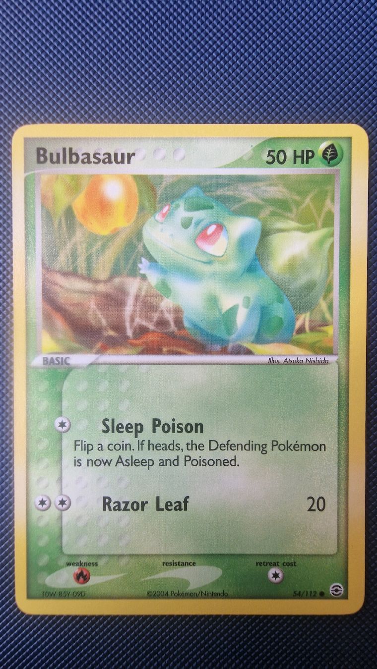 Pokémon Carte collezionabili: Bulbasaur #54 – Pokémon FireRed & LeafGreen – Usato da Veytaux venduto da PocketMonster