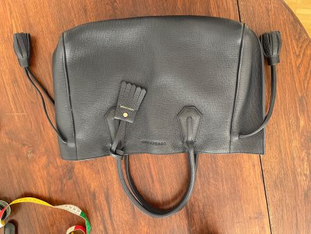 Longchamp penelope cuir bleu marine