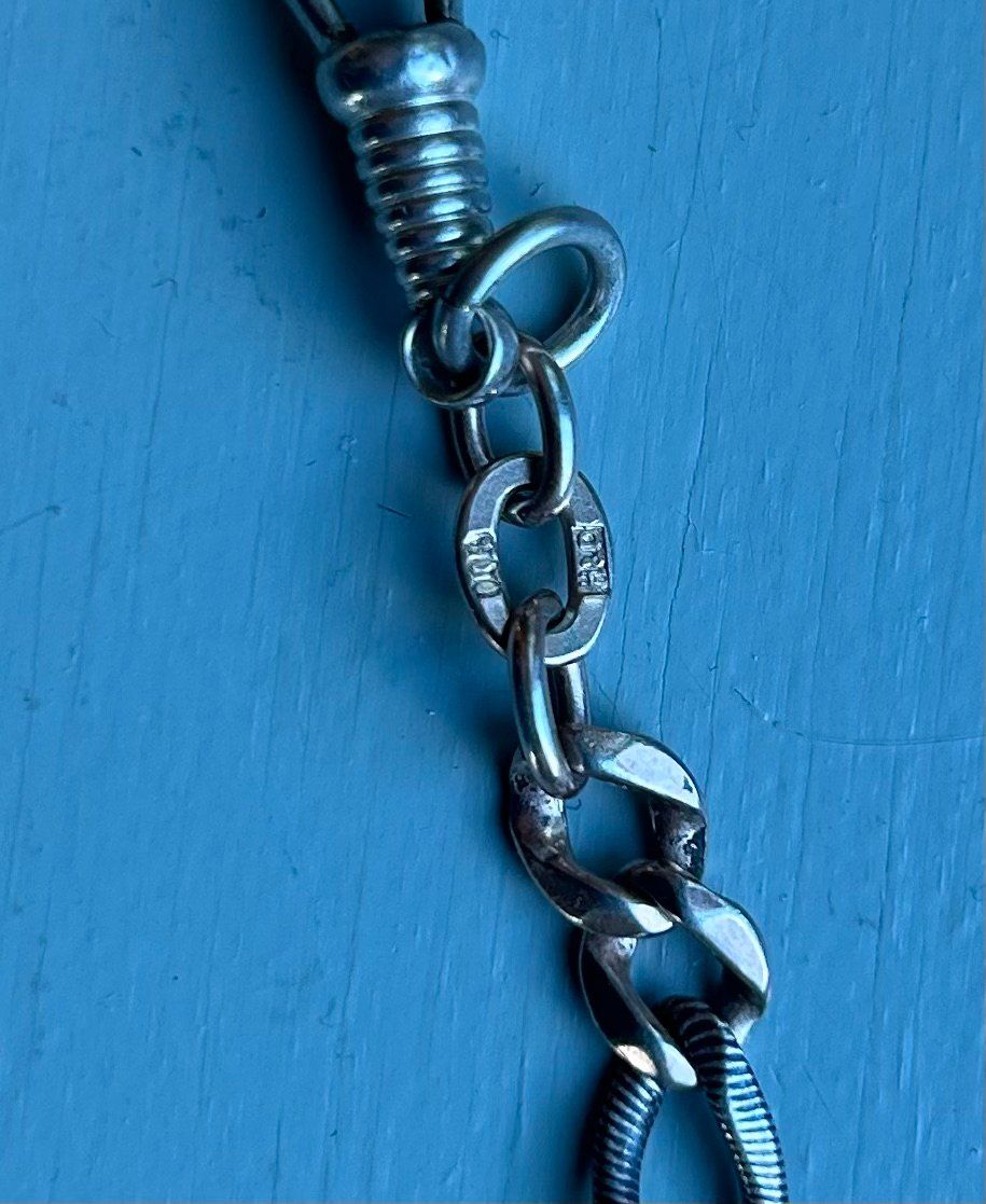 Altri accessori per orologi: Uhrenkette, Silber 800 - Niello – Usato da Birrwil venduto da rotsch-o-mat 2
