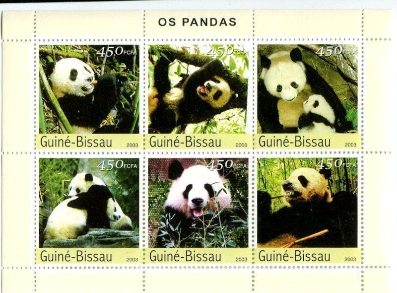 Tous les timbres: Block "Grosse Panda". Guinea-Bissau – Neuf avec emballage d'origine à Basel par Butsch5