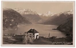 Beroldingen, Schlösschen am Urnersee, gelaufen 1926