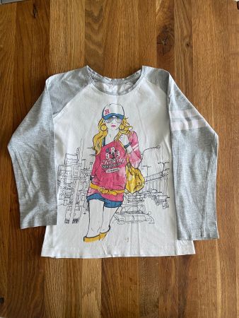 Mädchen-Shirt SPORT, 122cm, Baumwolle