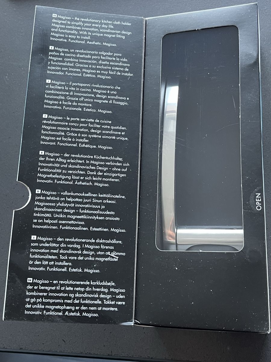 Supporti a parete: Magnetischer Küchentuchhalter – Nuovo e nell'imballaggio originale da Beckenried venduto da Beggo51 2